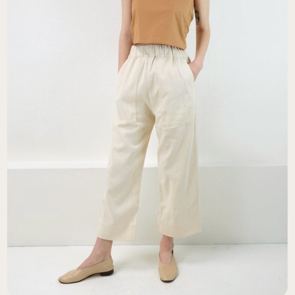 Micaela Greg Utility Pant Cream XS